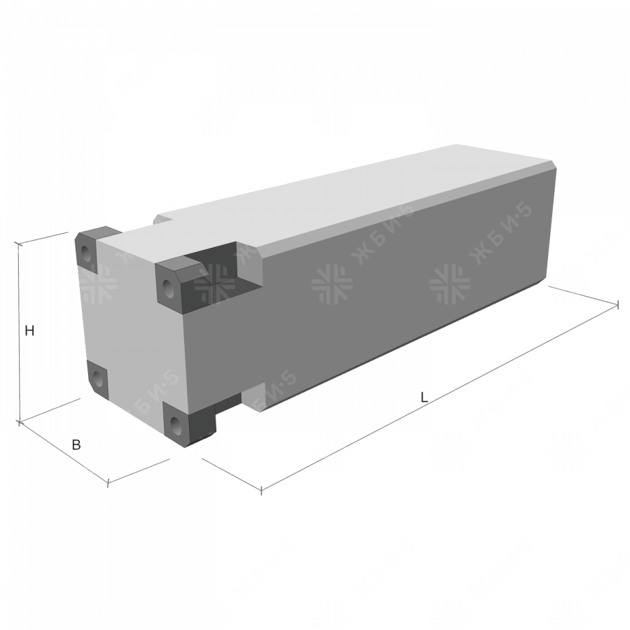 Колонна с закладной деталью PEIKKO